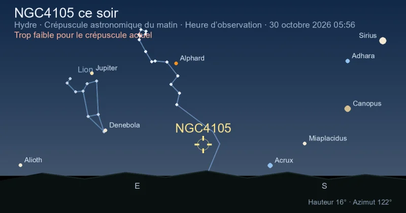NGC4105 ce soir