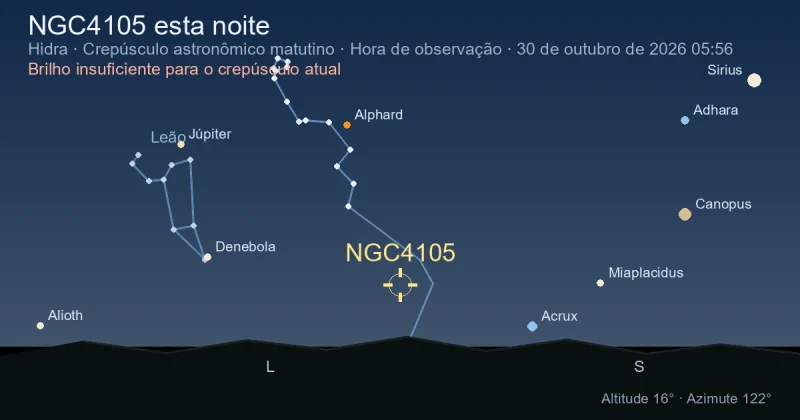 NGC4105 esta noite