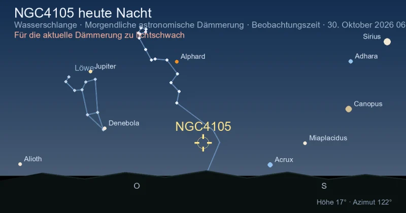 NGC4105 heute Nacht