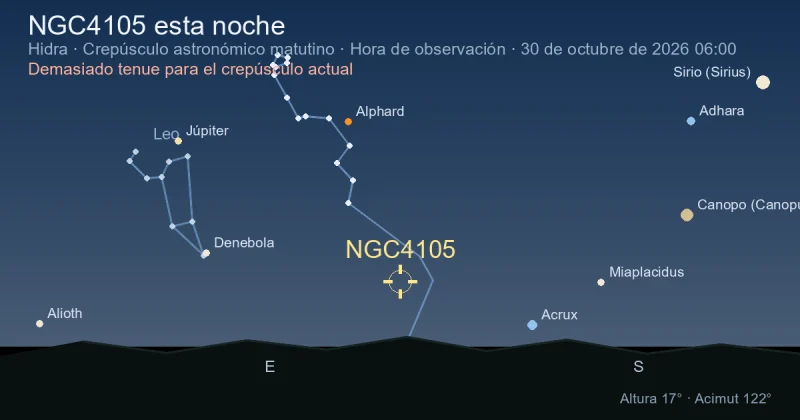 NGC4105 esta noche
