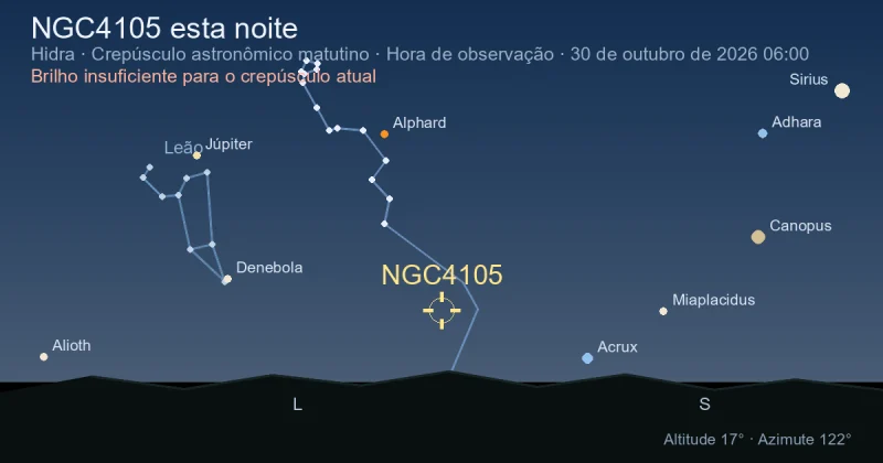 NGC4105 esta noite