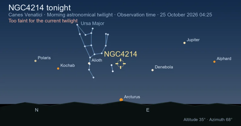 NGC4214 tonight