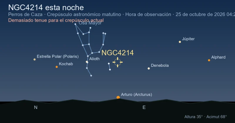 NGC4214 esta noche