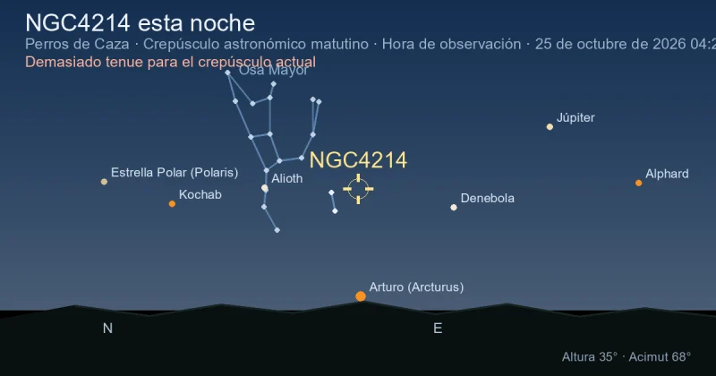 NGC4214 esta noche