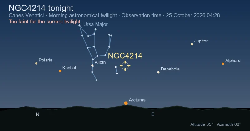 NGC4214 tonight