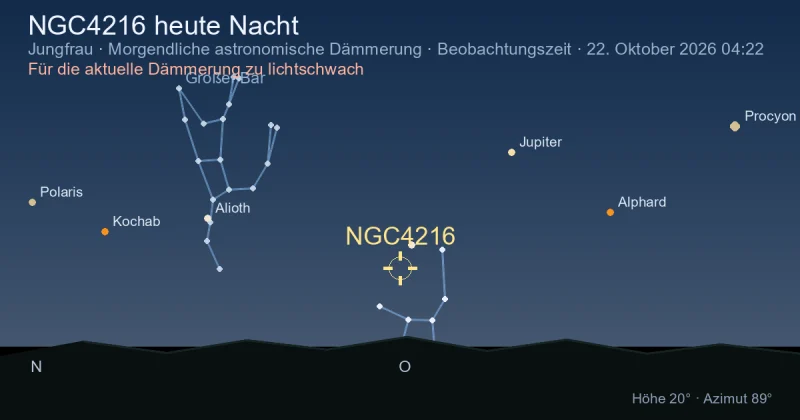 NGC4216 heute Nacht