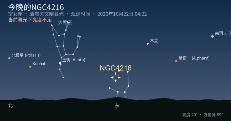 今晚的NGC4216