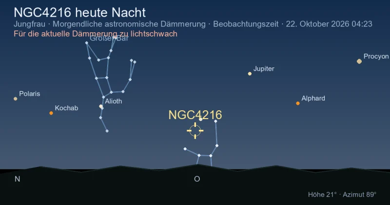 NGC4216 heute Nacht