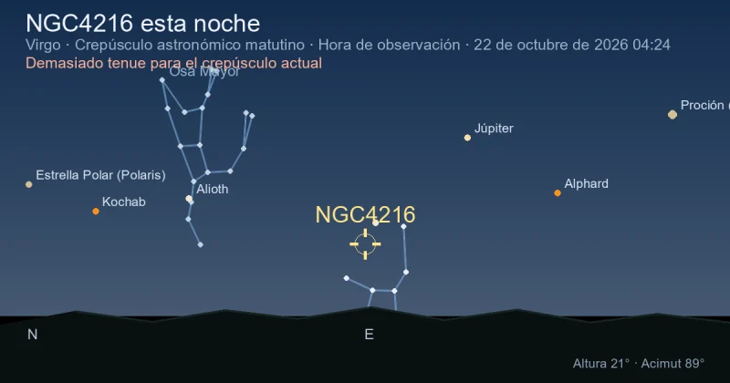NGC4216 esta noche