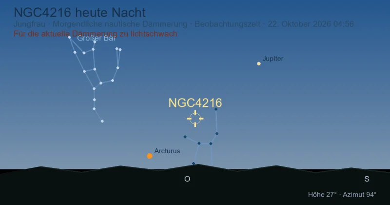 NGC4216 heute Nacht