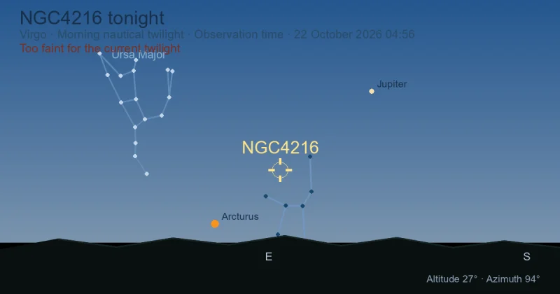 NGC4216 tonight