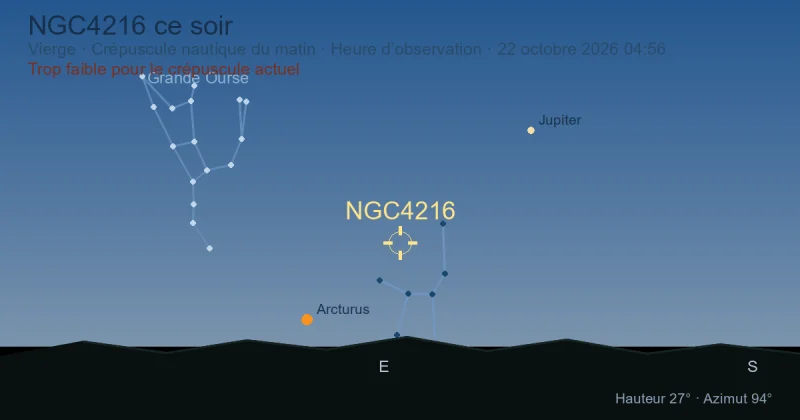 NGC4216 ce soir