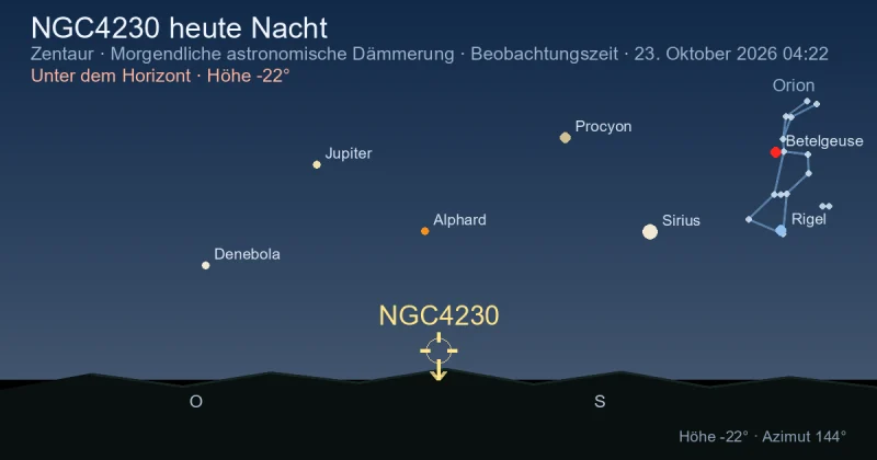 NGC4230 heute Nacht