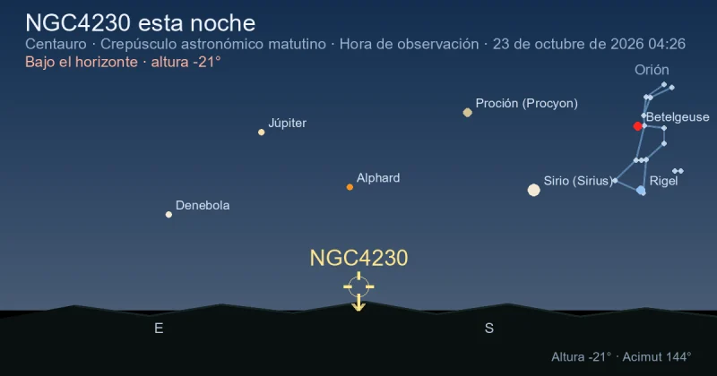 NGC4230 esta noche