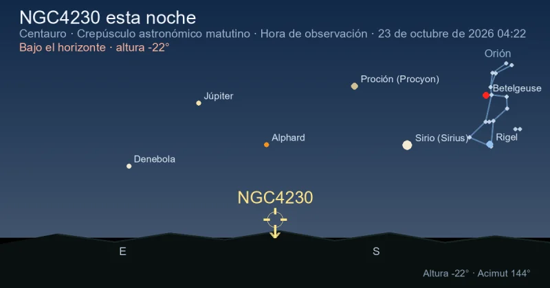 NGC4230 esta noche