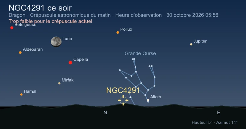 NGC4291 ce soir