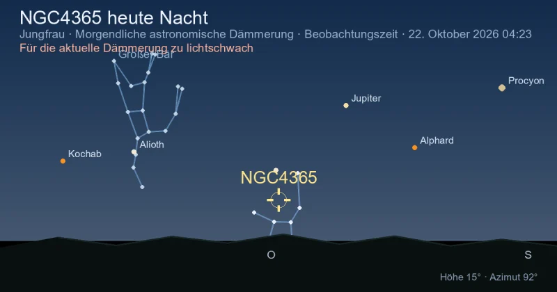 NGC4365 heute Nacht