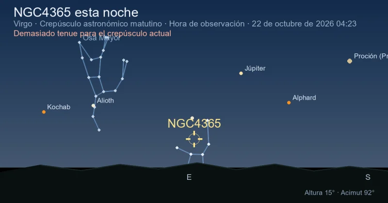 NGC4365 esta noche