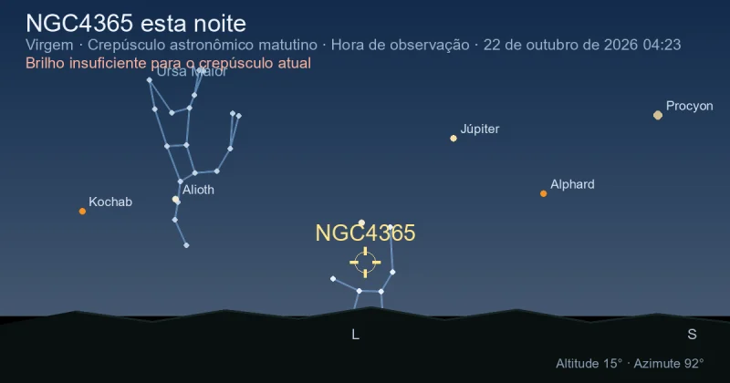NGC4365 esta noite