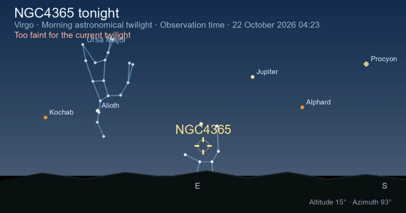 NGC4365 tonight
