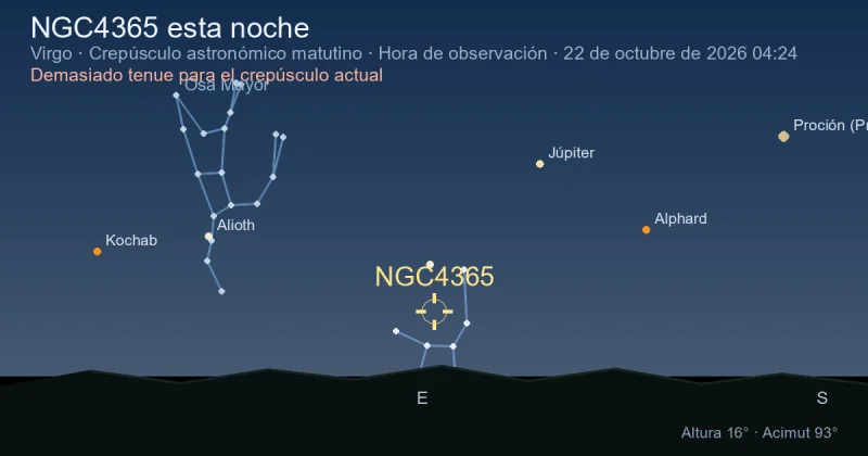 NGC4365 esta noche