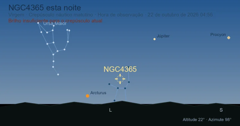 NGC4365 esta noite