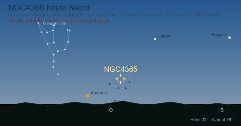 NGC4365 heute Nacht