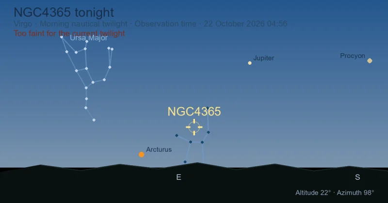 NGC4365 tonight