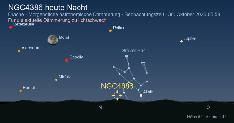 NGC4386 heute Nacht
