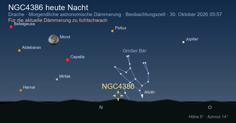 NGC4386 heute Nacht