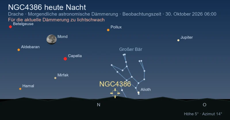 NGC4386 heute Nacht