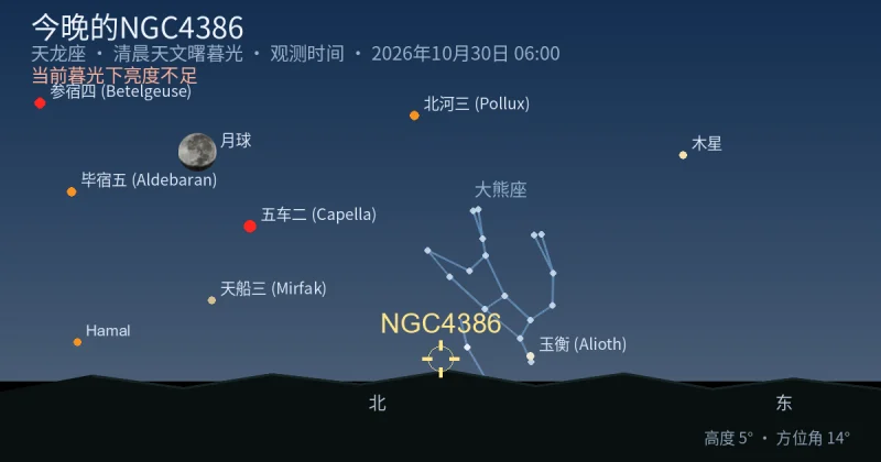 今晚的NGC4386