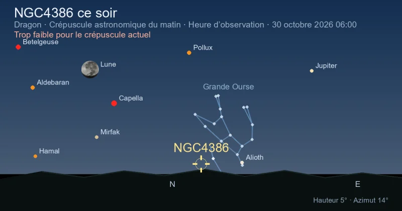 NGC4386 ce soir
