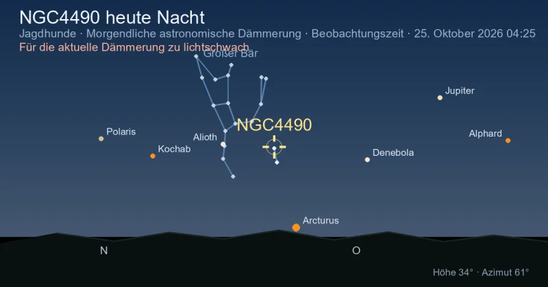 NGC4490 heute Nacht