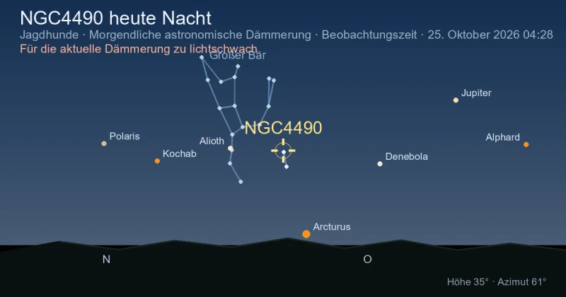 NGC4490 heute Nacht