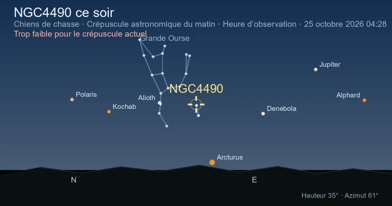 NGC4490 ce soir