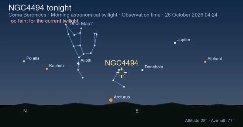 NGC4494 tonight