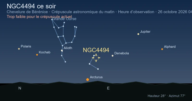 NGC4494 ce soir