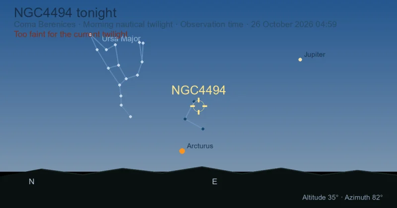 NGC4494 tonight