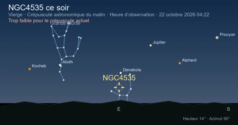 NGC4535 ce soir