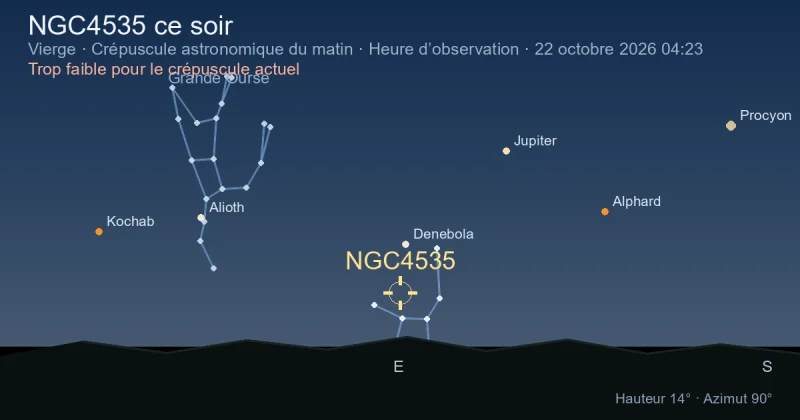NGC4535 ce soir