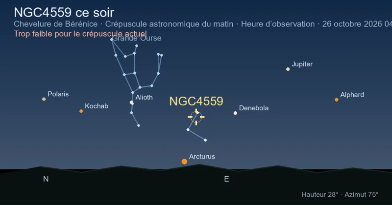 NGC4559 ce soir