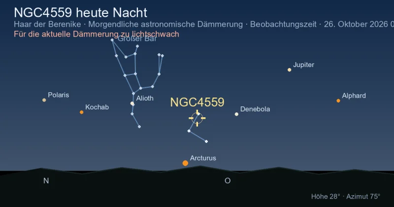 NGC4559 heute Nacht