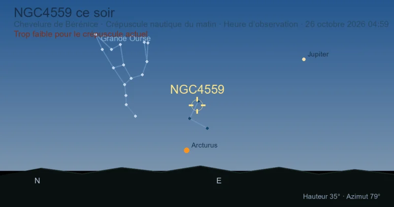 NGC4559 ce soir