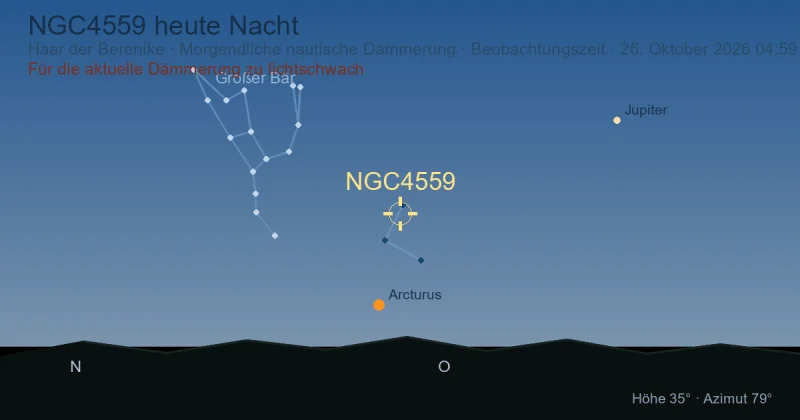 NGC4559 heute Nacht