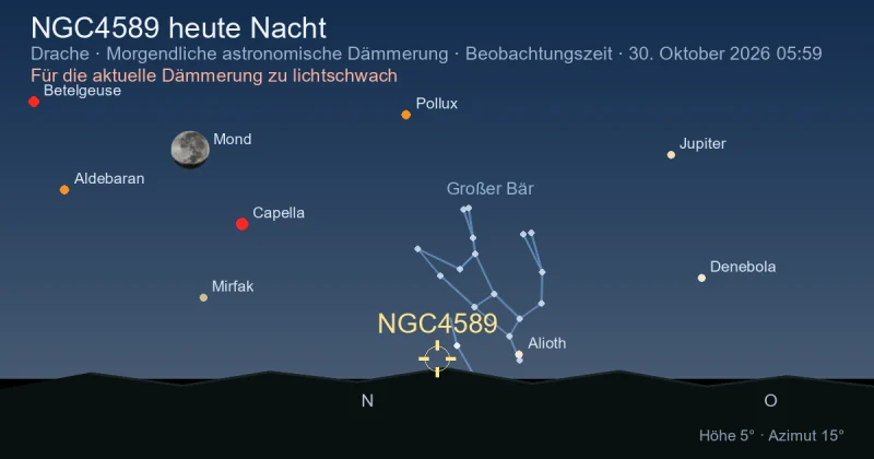 NGC4589 heute Nacht