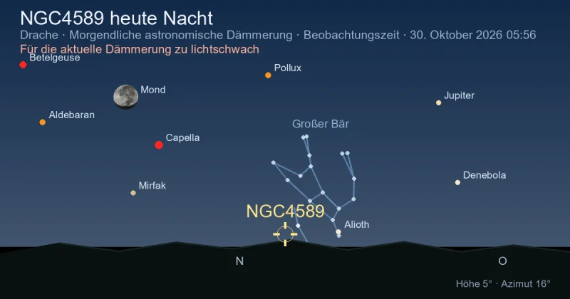 NGC4589 heute Nacht