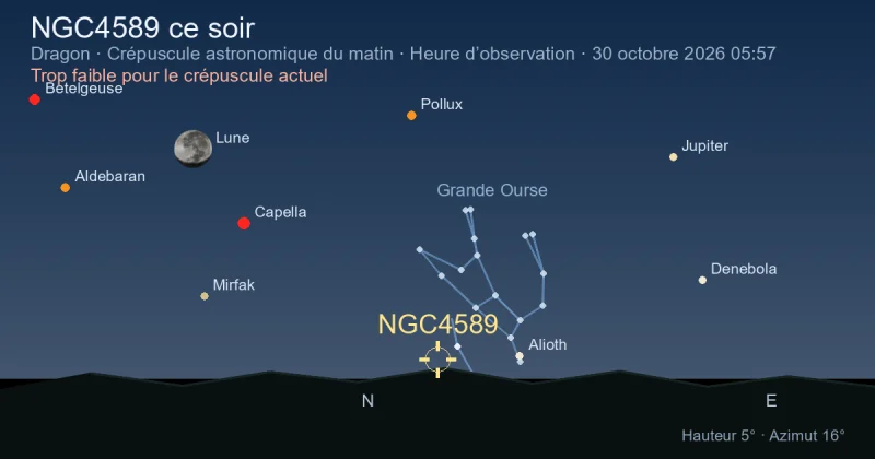 NGC4589 ce soir