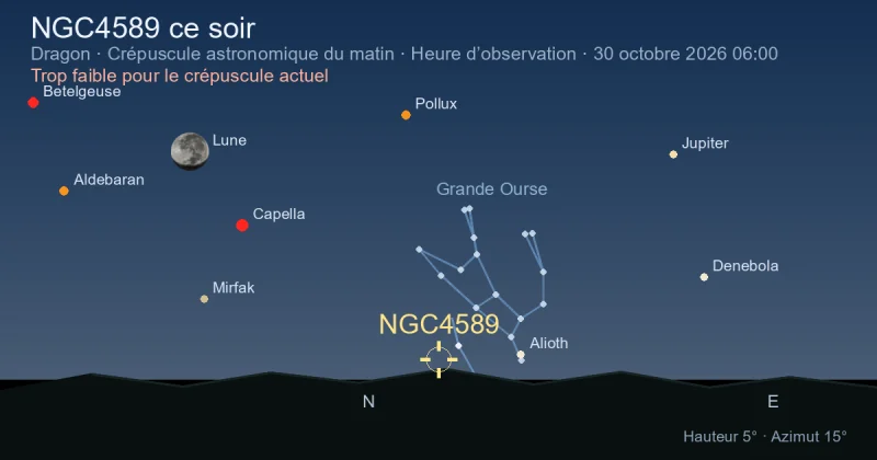 NGC4589 ce soir