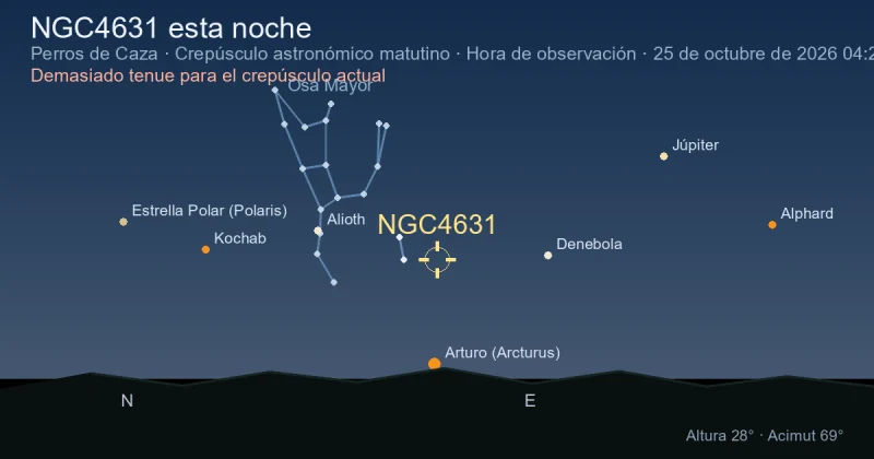 NGC4631 esta noche